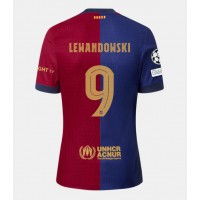 Fotbalové Dres Barcelona Robert Lewandowski #9 Domácí 2024-25 Krátký Rukáv